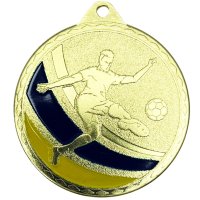 Медаль 50 мм Футбол золото Медаль 50 мм Футбол золото