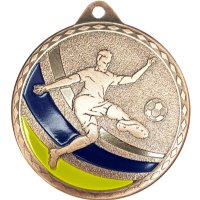 Медаль 50 мм Футбол бронза Медаль 50 мм Футбол бронза