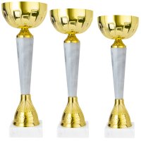 Комплект кубков Высота: 25,5 см, 23,5 см, 20,5 см