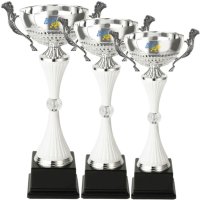 Комплект кубков Независимая Украина Высота: 41 см, 36 см, 32 см