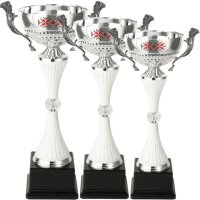 Комплект кубків Воля до Перемоги Висота: 41 см, 36 см, 32 см