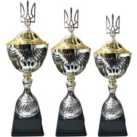 Комплект кубків Висота: 52 см, 49 см, 45 см