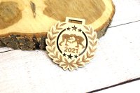Медаль Дерево Единоборства Диаметр 80-100 мм с лентой 3 мм