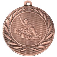 Медаль 50 мм Картинг бронза