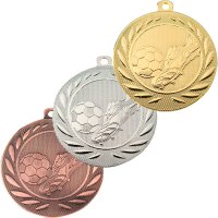 Комплект медалей 50 мм Футбол (без стрічок)