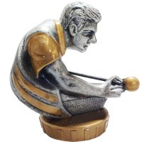 Статуетка фігурка Більярдист Висота - 8 см