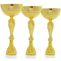 Комплект кубків Висота: 35 см, 30 см, 26 см