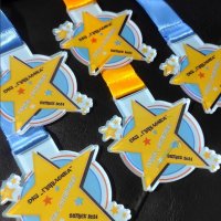 Медаль Акрил на випускний Зірка Діаметр 70-100 мм