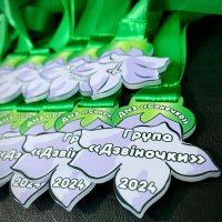 Медаль Акрил на выпускной Колокольчики Диаметр 70-100 мм Медаль Акрил на выпускной Колокольчики Диаметр 70-100 мм