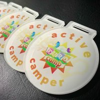 Медаль Акрил Active camper Диаметр 70-100 мм