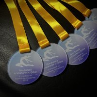 Медаль Акрил Відкритий Чемпіонат Діаметр 70-100 мм