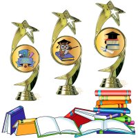 Кубки, медали, призы и награды, дипломы, грамоты и прочая наградная атрибутика ко Дню учителя
