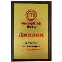 Диплом на металі Майстер Шеф