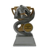 Приз награда Кубок дзюдо Высота - 12 см с нанесением на заказ