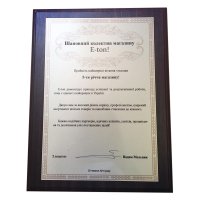 Диплом на металі