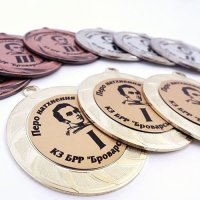 Медали три места с нанесением на заказ