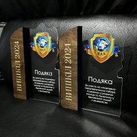 Индивидуальная награда с нанесением на заказ