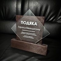 Индивидуальная награда с нанесением на заказ