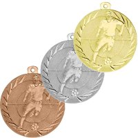 Комплект медалей 50 мм Футбол (без лент)