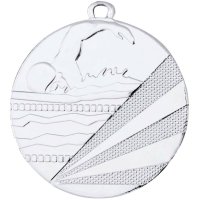Медаль 70 мм Плавання срібло