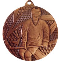 Медаль 50 мм Хокей бронза