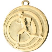 Медаль 32 мм Легкая атлетика золото