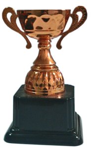 Кубок Высота - 19 см бронза