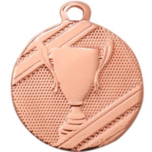 Медаль 32 мм бронза