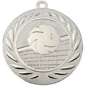 Медаль 50 мм Волейбол срібло