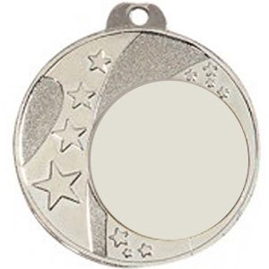 Медаль 45 мм серебро