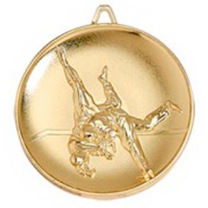 Медаль 65 мм дзюдо золото