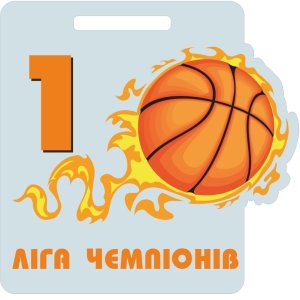 Медаль Акрил Баскетбол 50-100 мм