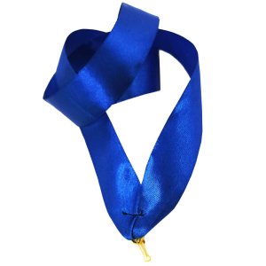 Стрічка для медалей та бейджів 20 мм колір: темно-синій