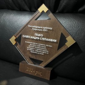 Индивидуальная награда с нанесением на заказ