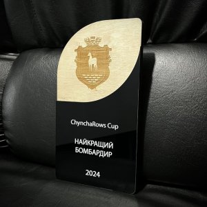 Индивидуальная награда с нанесением на заказ