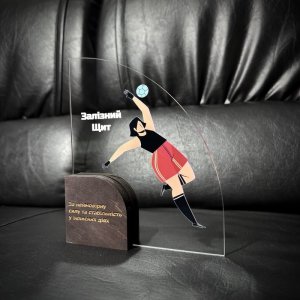 Приз Нагорода Залізний Щит 10100842 висота: 17 см