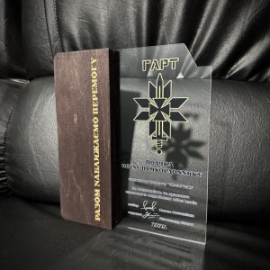 Индивидуальная награда с нанесением на заказ