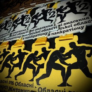 Медалі акрил з нанесенням на замовлення