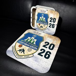 Подарочные пазлы на заказ 6х15х15 см