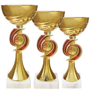 Комплект кубків Висота: 21,5 см, 20,5 см, 19 см