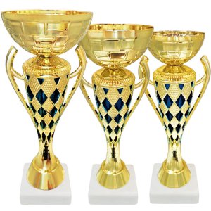 Комплект кубків Висота: 30,5 см, 26,5 см, 24,5 см