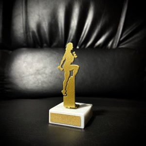 Приз Награда Фитнес из металла 10101210 высота: 9 см