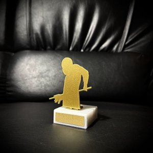 Приз Награда Бильярд из металла 10101213 высота: 7 см