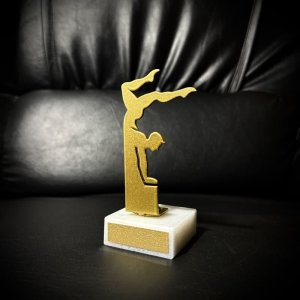 Приз Нагорода Гімнастика з металу 10101214 висота: 10 см