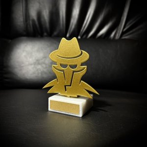 Приз Нагорода Таємниця з металу 10101219 висота: 8 см