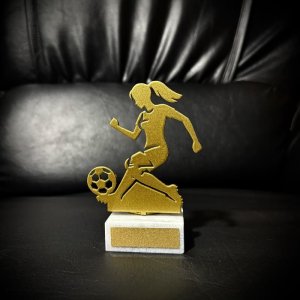Приз Награда Футбол из металла 10101234 высота: 9 см