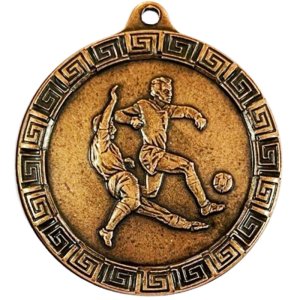 Медаль 50 мм Футбол бронза
