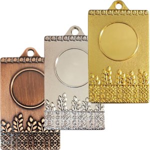 Комплект медалей прямокутних Національна 66*43 мм