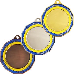 Комплект медалей 70 мм с местом под жетон (без лент)
