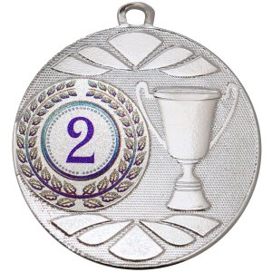 Медаль 50 мм Кубок 2 место серебро